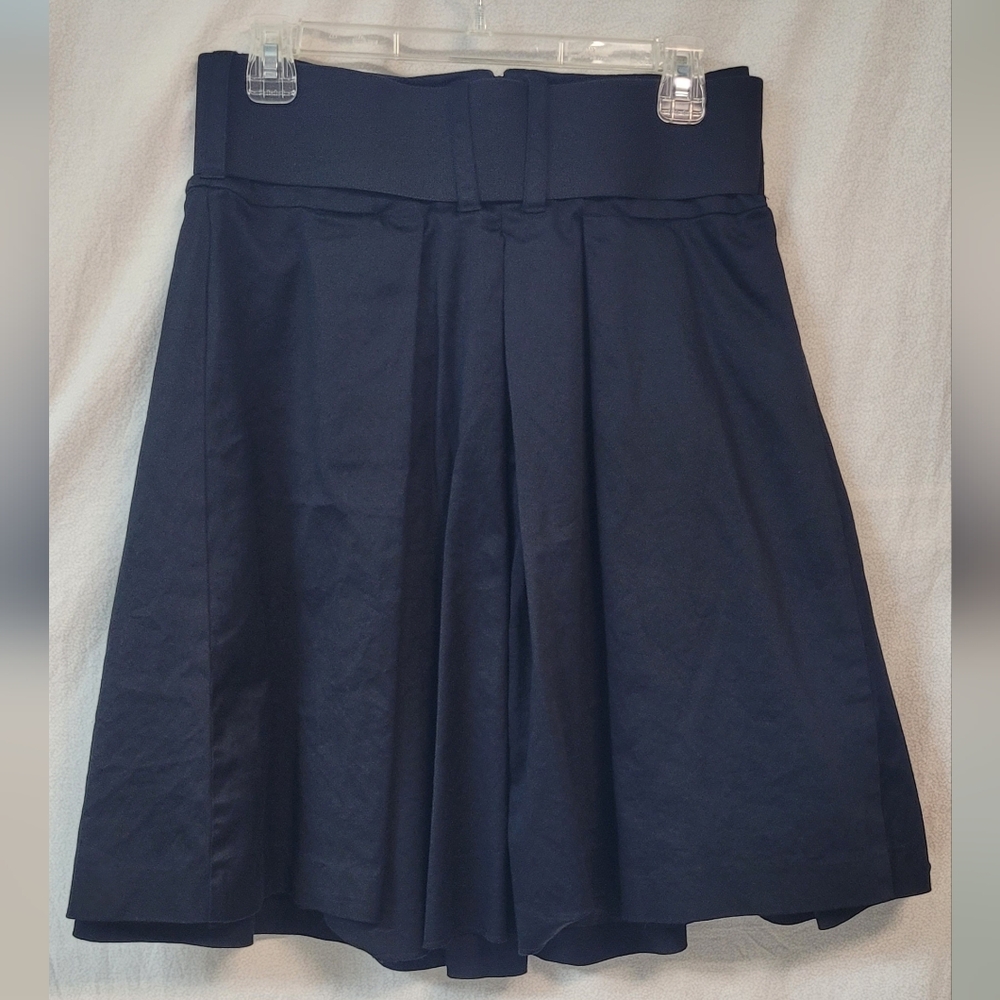 Women’s Black A-Line Skirt with Belt - Picture 3 of 8